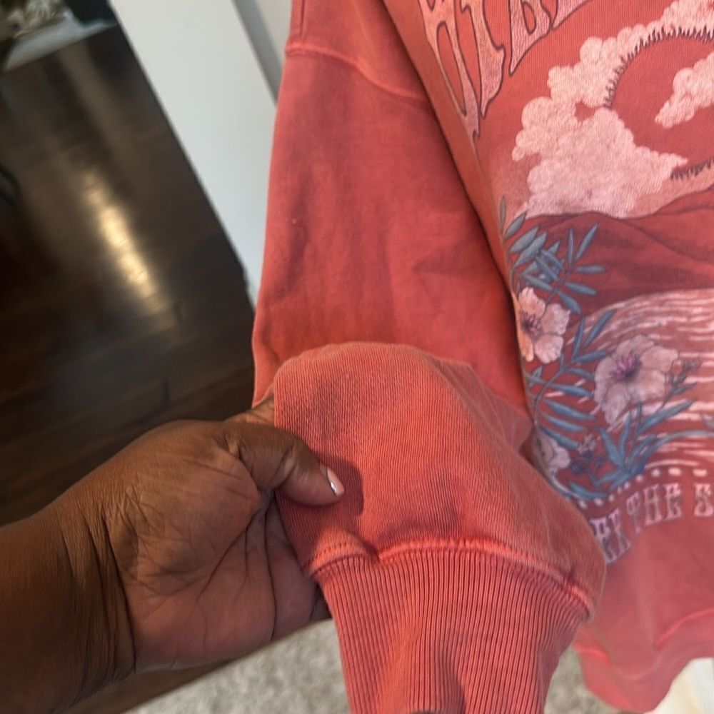 Billabong Oversized Ride In Crew Fleece Sweatshirt S - Picture 3 of 6